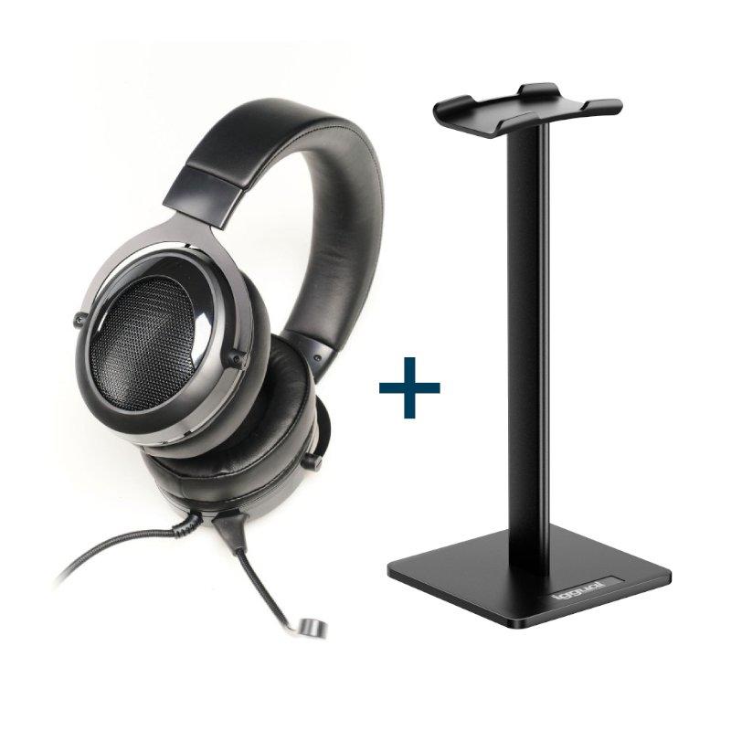 iggual IGG317136+IGG318058 cuffia e auricolare Cablato A Padiglione Giocare Nero