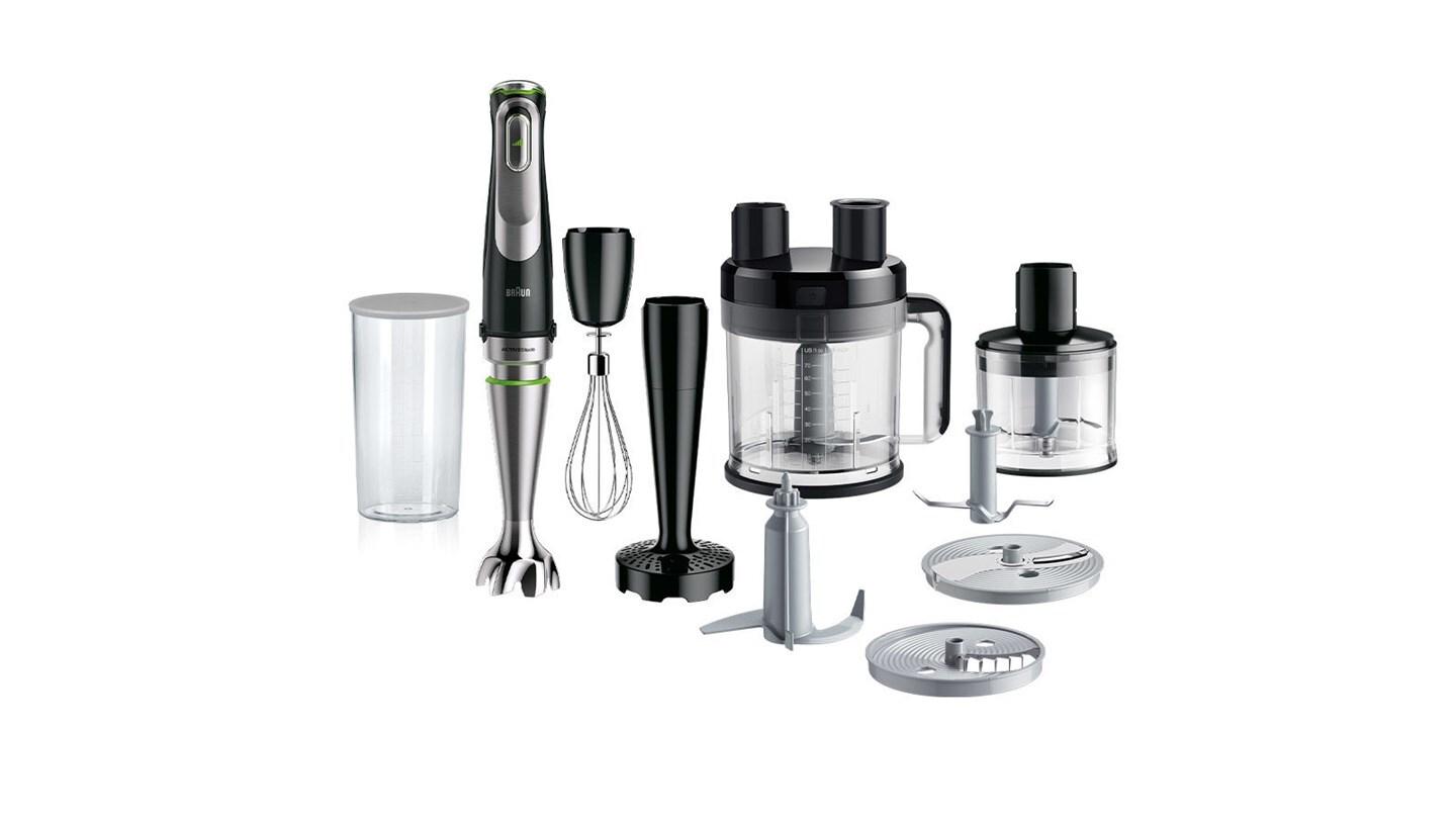 Braun MultiQuick 9 MQ 9187XLI 0,6 L Frullatore ad immersione 1200 W Nero, Acciaio inossidabile