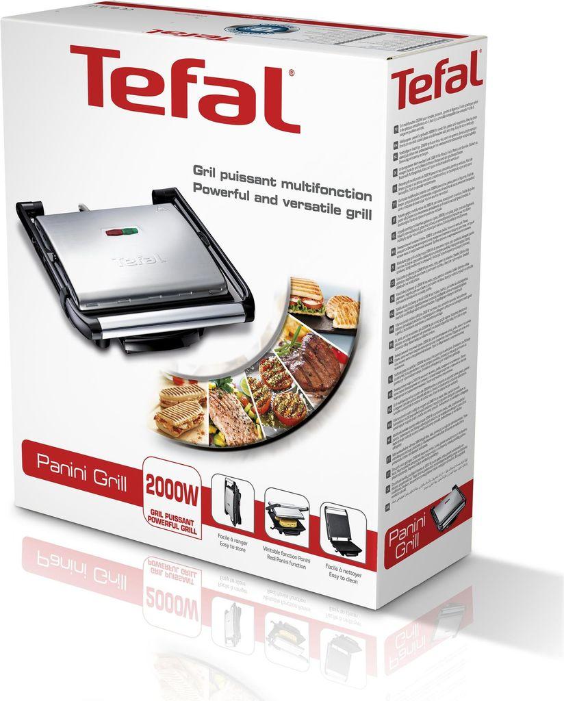Tefal GC 241D Inicio griglia a contatto acciaio inossidabile / nero