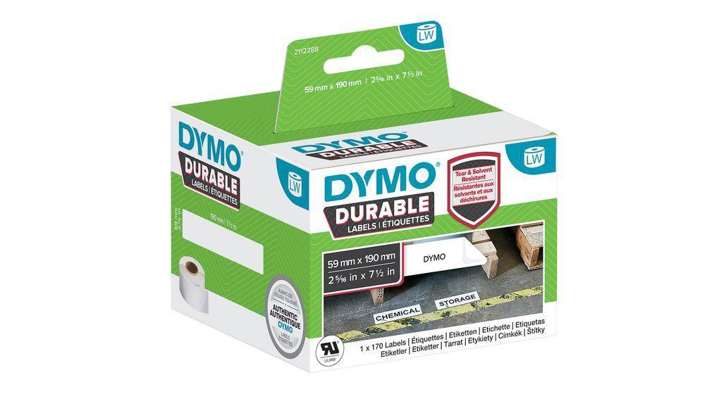 DYMO 2112288 etichetta per stampante Bianco Etichetta per stampante autoadesiva (DYMO - Polypropylene PP - permanent adhesive -