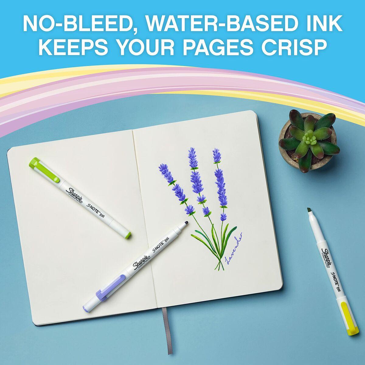 Sharpie 2182115 S-Note Duo Dual-Ended Creative Markers Pack of 16