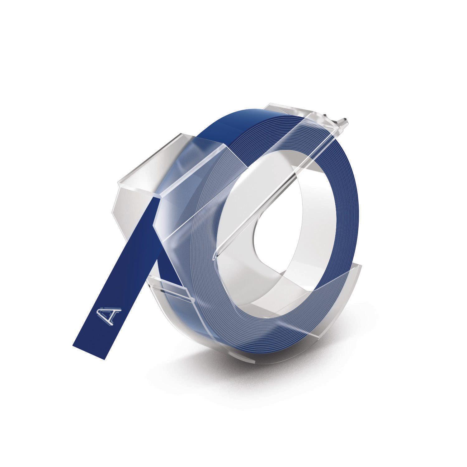 Dymo Pres Band originale per Omega e Junior Plastic 9mm x 3M - Deliziante blu