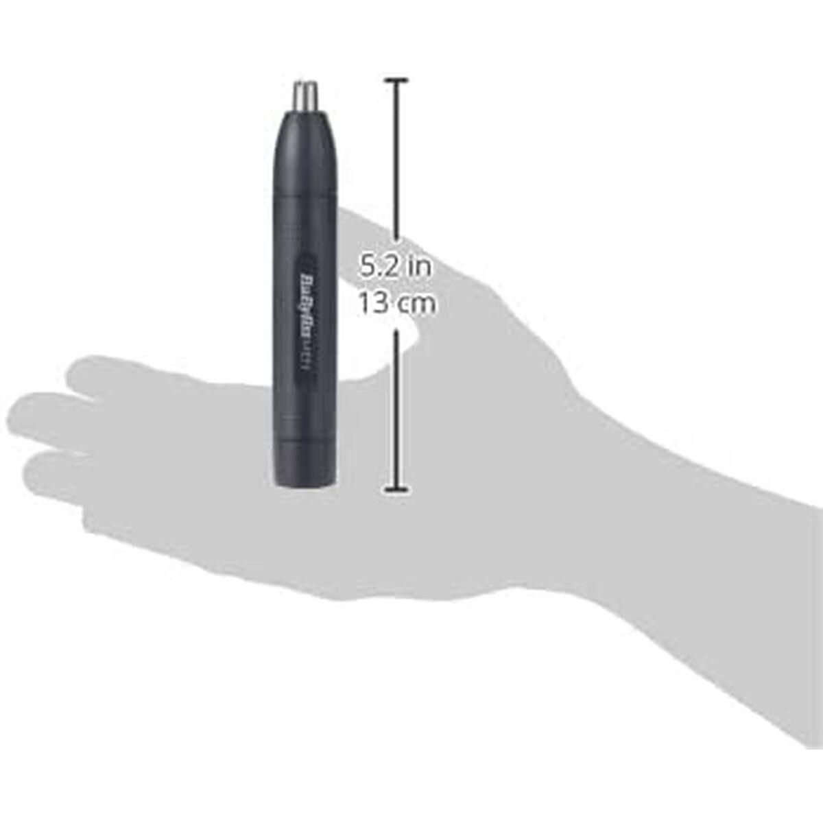 Tagliapeli per naso e orecchie Babyliss E652E con accessorio per sopracciglia