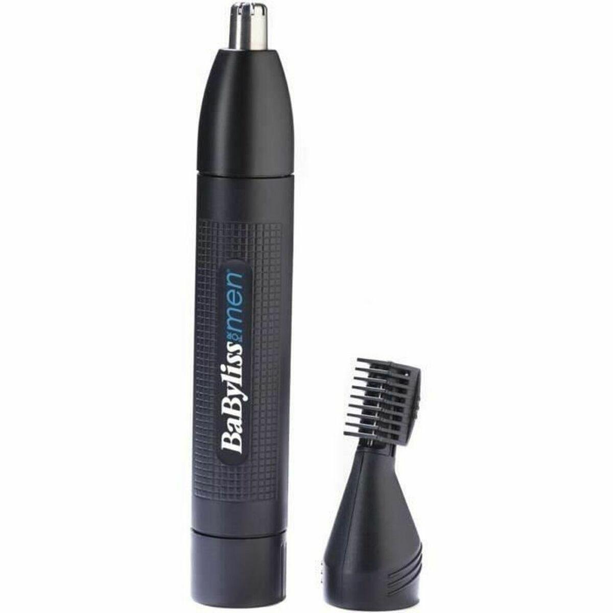 Tagliapeli per naso e orecchie Babyliss E652E con accessorio per sopracciglia