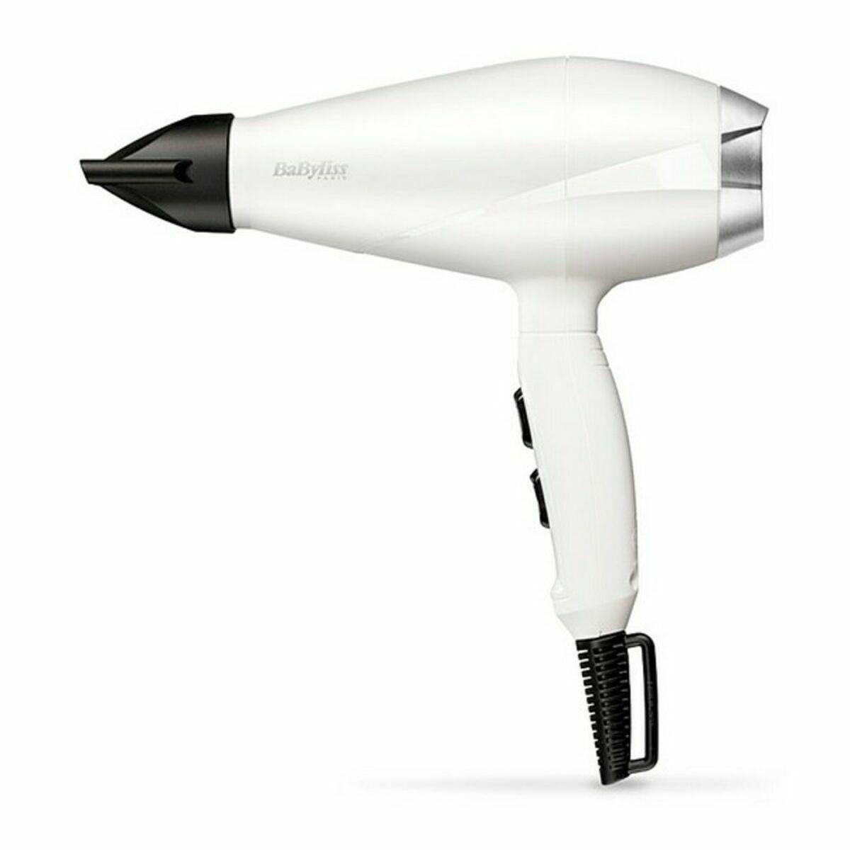 Asciugacapelli professionale Babyliss 6704WE Speed Ã¢â‚¬â€¹Ã¢â‚¬â€¹Pro 2000, bianco opaco