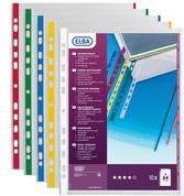 Prospetto Elba Din A4 con un bordo colorato pp giallo 009 mm cristallino aperto nella parte superiore Euroochung (971619-08)