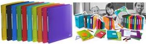 Elba Ringbuch "Elba School Life", Din A4 XL, 4-ring, PP Back Larghezza: 30 mm, realizzato in plastica forte, 20 pezzi (40001499