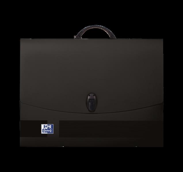 Cartella da disegno Oxford A3 con chiusura e maniglia nera - Formato A3 - Chiusura sicura - Maniglia robusta - Design elegante