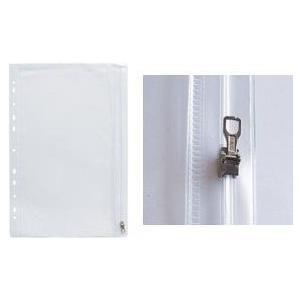 Borsa con cerniera ELBA DIN A4 PVC trasparente 014 mm esterno con chiusura scorrevole per riporre in sicurezza - 20 pezzi (1002