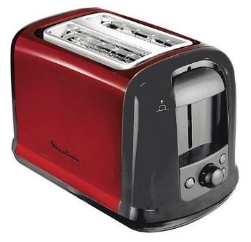 Moulinex LT261D 2 fetta/e 850 W Nero, Rosso