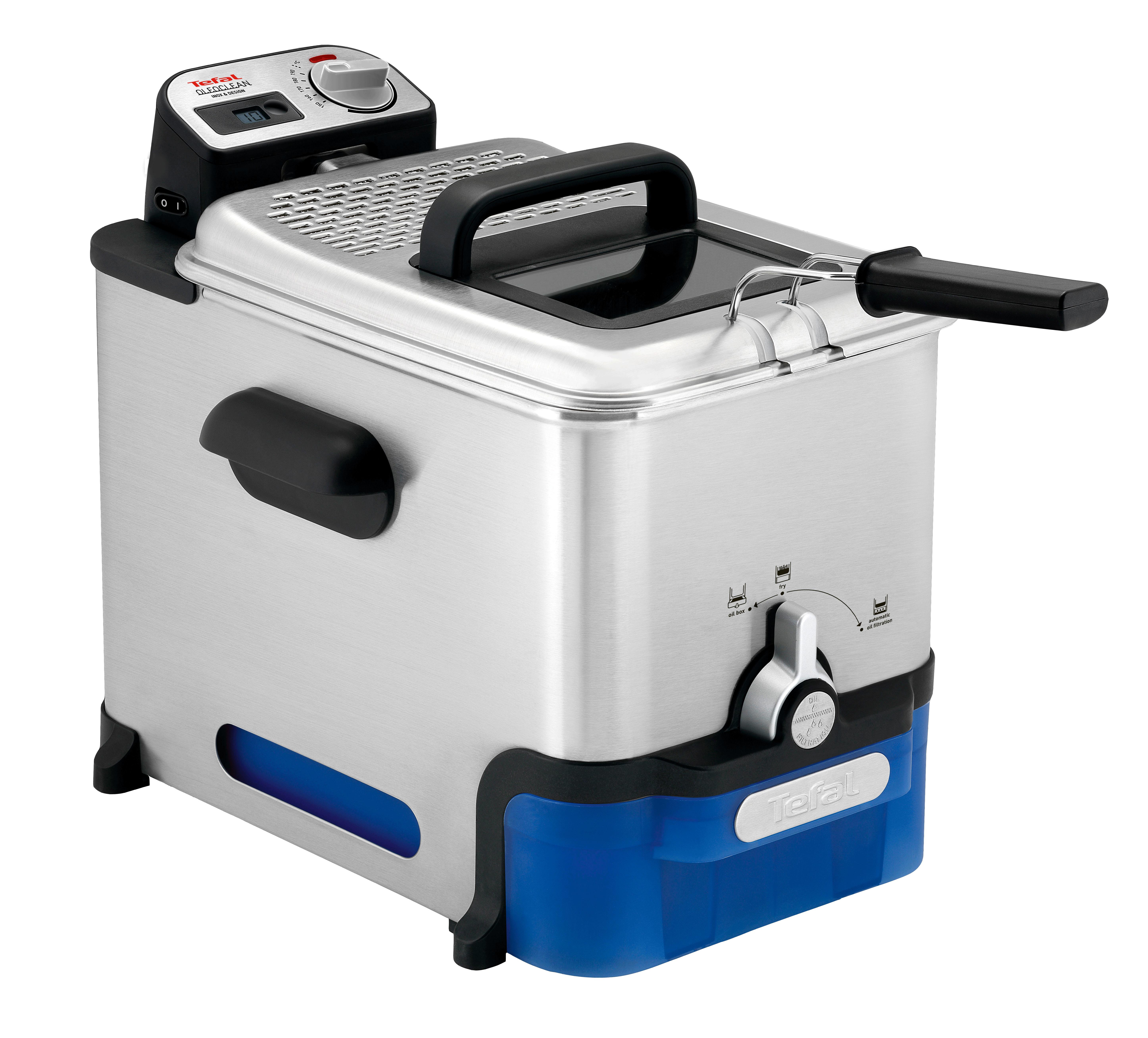 Leistung 2300w Farbe Black/Stainless Steel Fassungsvermgen 1.2kg Fettfllmenge 35l Temperatur (Max.) 210C