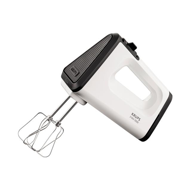 Krups GN5021 Sbattitore manuale 500 W Nero, Acciaio inossidabile, Bianco