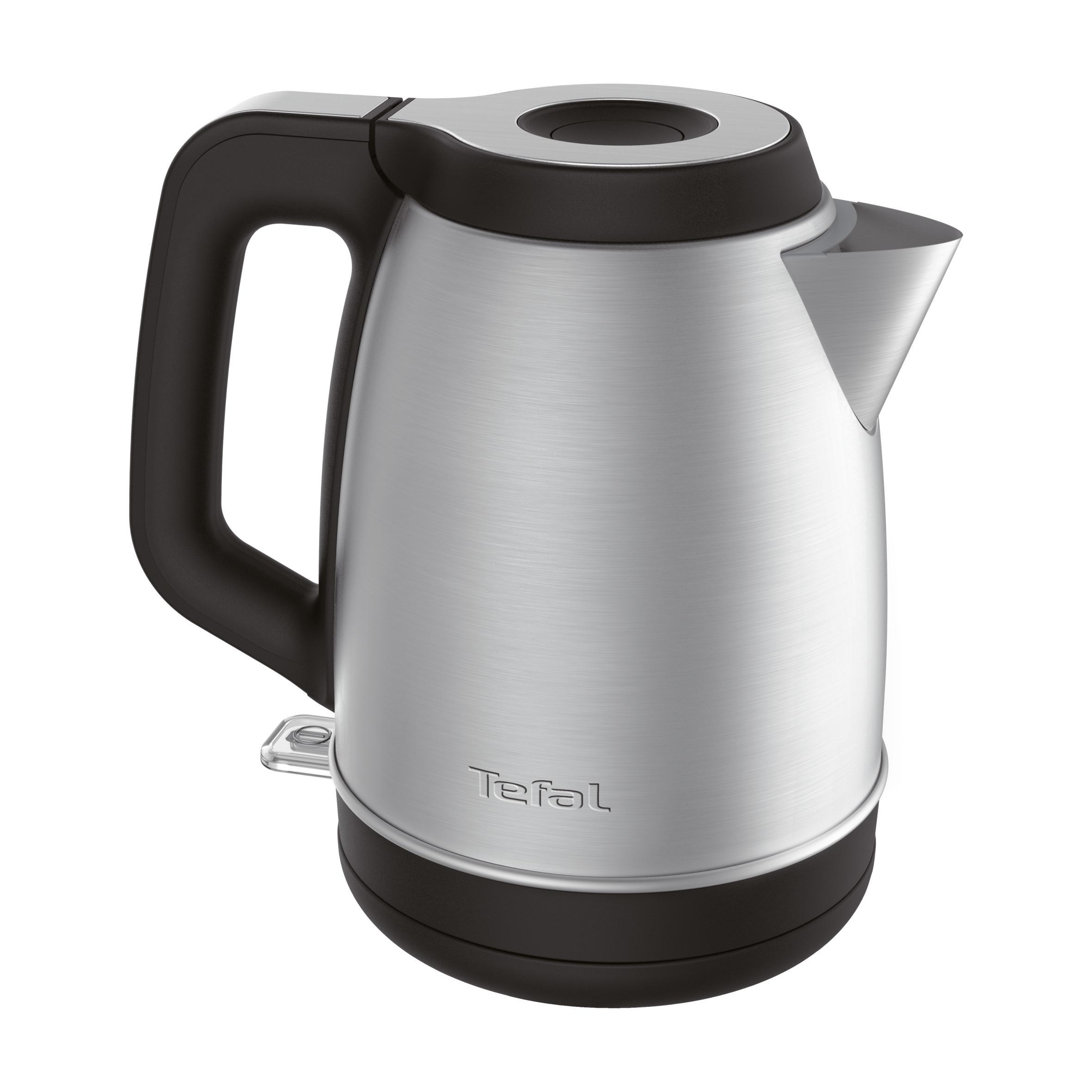 Tefal KI280D bollitore elettrico 1,7 L 2400 W Nero, Acciaio inossidabile