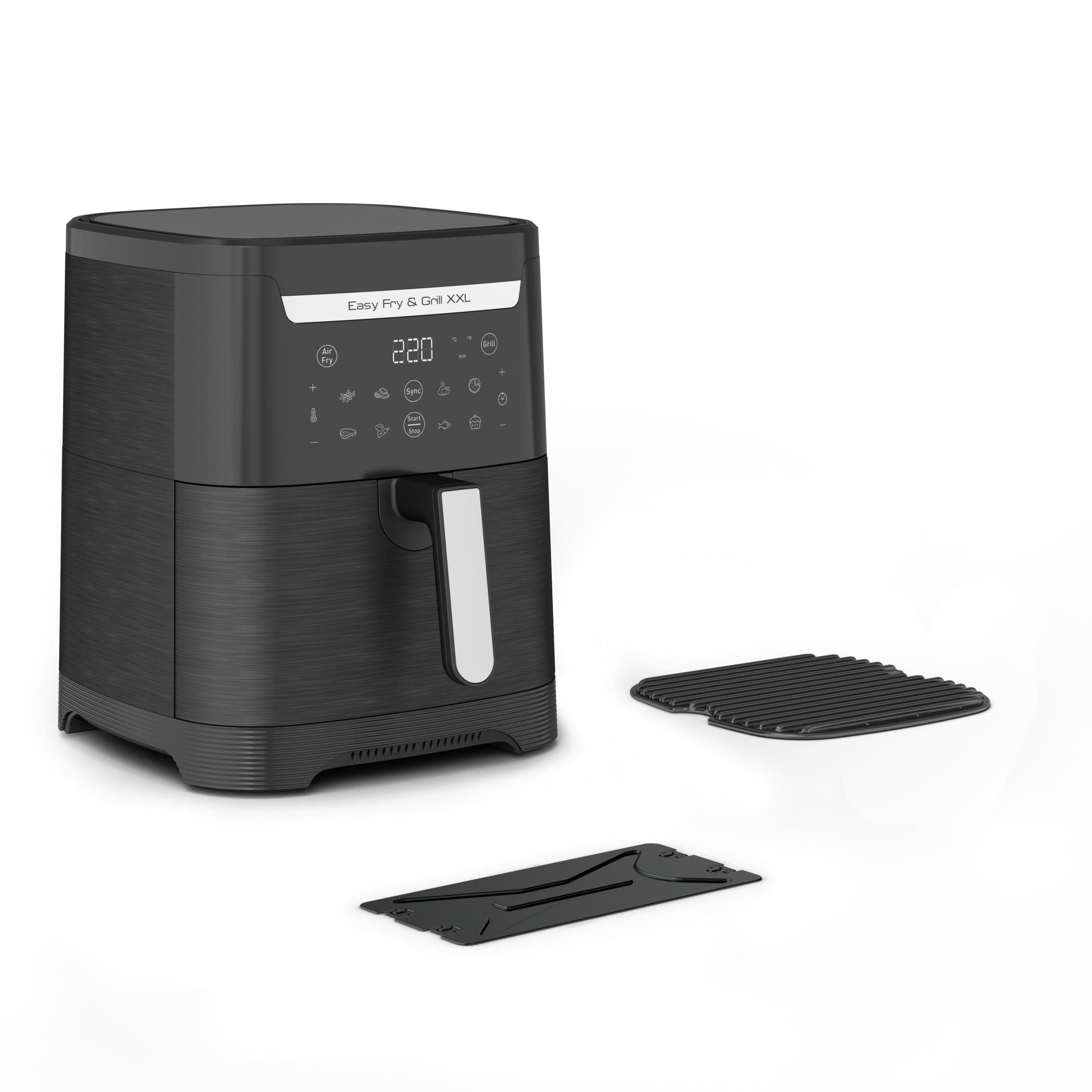 Tefal Easy Fry & Grill EY8018 6,5 L Indipendente 1830 W Friggitrice ad aria calda Nero