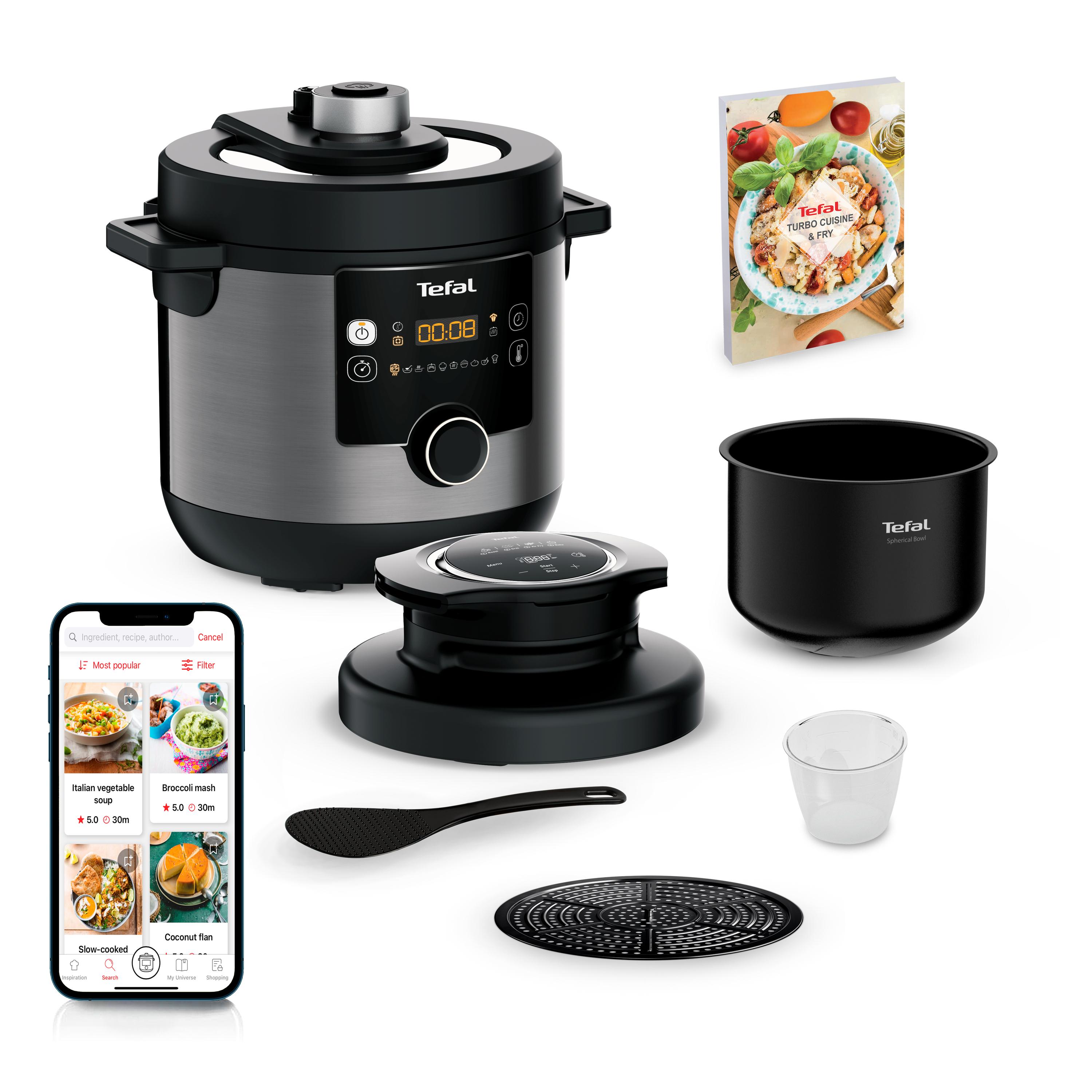 Tefal Turbo Cuisine & Fry CY7788 7,6 L Nero 1200 W