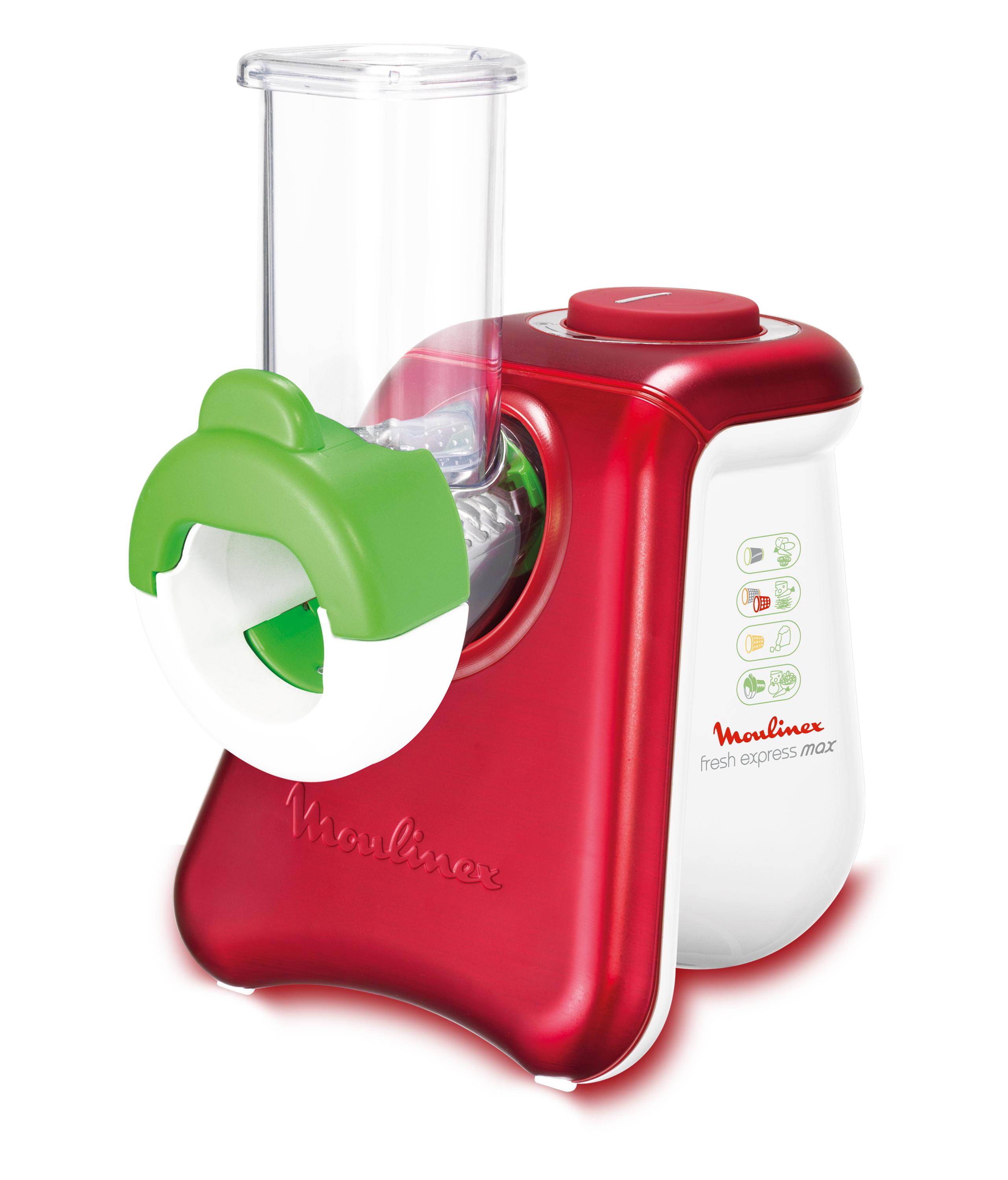 Moulinex DJ8115 grattugia e spiralizzatore elettrici Grattugia elettrica Rosso Bianco