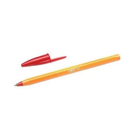 Bic Orange Orange Originale Fine Boligraph Boligraph - punta rotonda di 0,8 mm - ictus 0,30 mm - inchiostro a base di olio - co