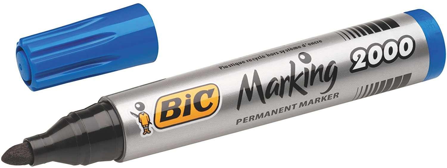 BIC 2000 ECOLUTIONS PERMANENT MARCATURA PERMANENT CARDER - TIPT da 4.95 mm - Inkjet a base alcolica - Ecologico - Sgancio rapid