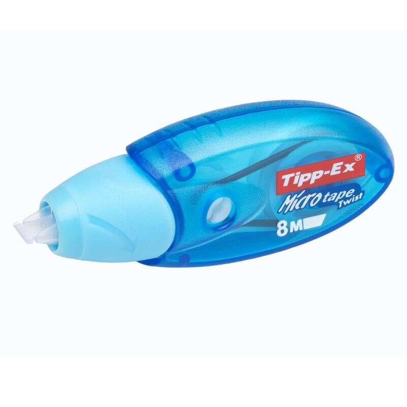 Tipp -ex micro nastro twist nastro correttivo 500 mm x 8 m - estremit rotante - scrittura istantanea