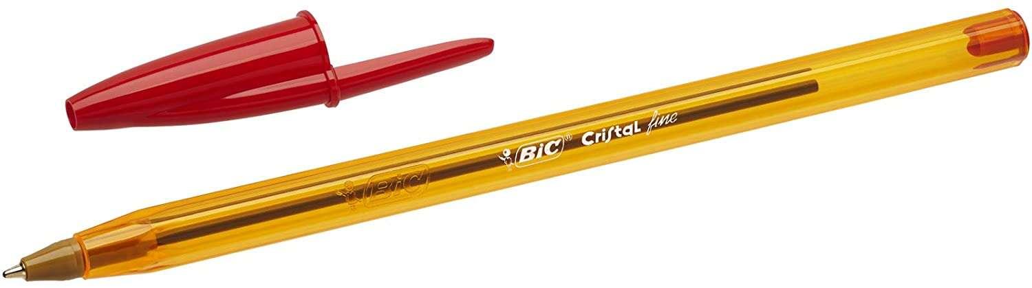 Penna a sfera fine Bic Crystal Crystal Originale - Punta rotonda
