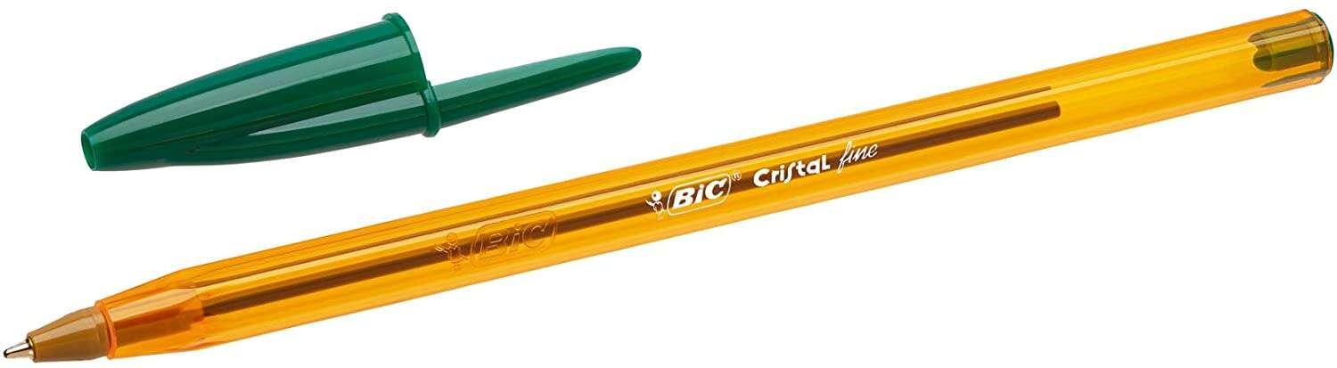 Penna a sfera fine Bic Crystal Crystal Originale - Punta rotonda
