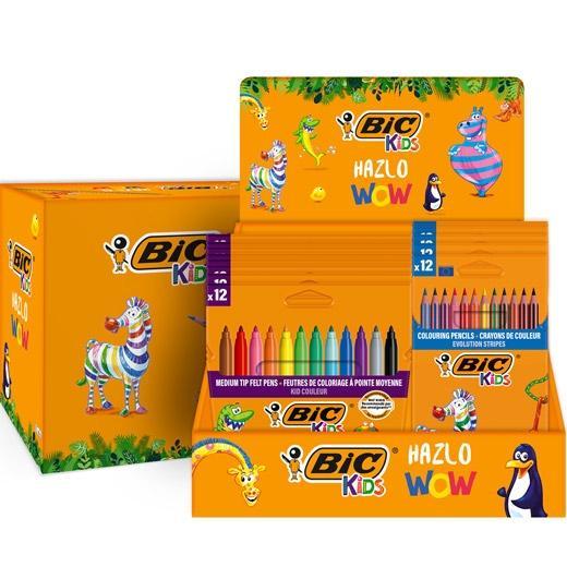 Bic Kids Espositore con 12...