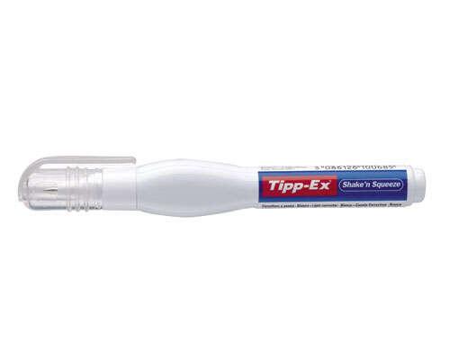 TIPP -Ex Squeeze Squeeze Corrector Pencil 8ml - Formula di Asciugatura Rapida - Punta Metallica