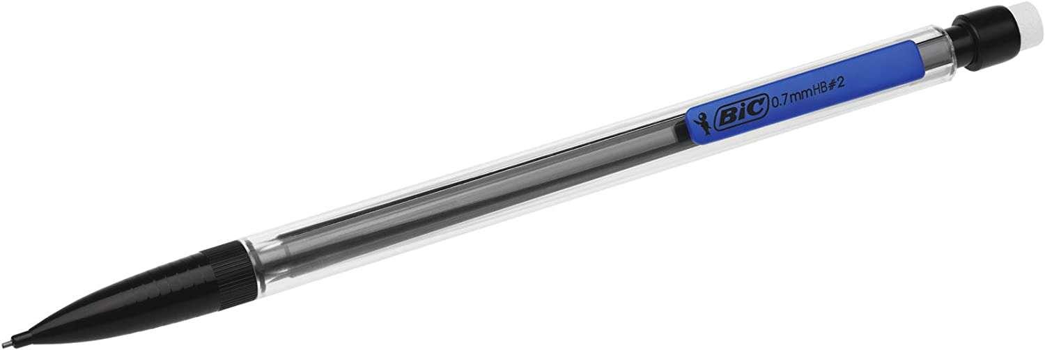 BIC Vulpotlood portamine 3H 12 pz (Bic Matic Classic Mechanical Pencil HB 0.7mm Lead Assorted Colour Barrel Pack 12 - 8209591)