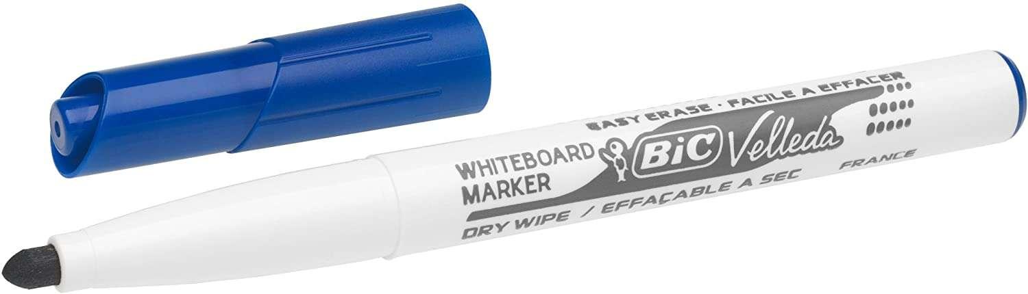 Velleda BIC 1741 Marker di cheda - Punta da 4.5 mm - corsa 1.4 mm - incisostro base acetone - durata ottimale - lunga durata -