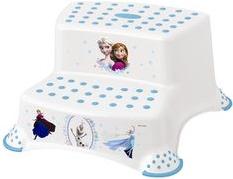 Sgabello per bambini Keeeper "Igor Frozen" due stadi bianco con impronta capacità di carico 120 kg con fontane anti-slip da 1
