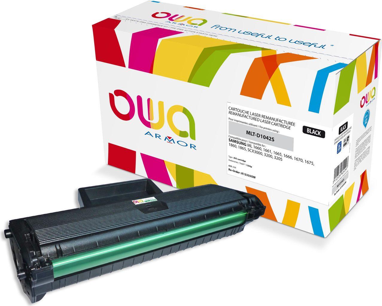 Toner OWA compatibile con Samsung MLT-D1042S/ELS Black (1.500 p.)