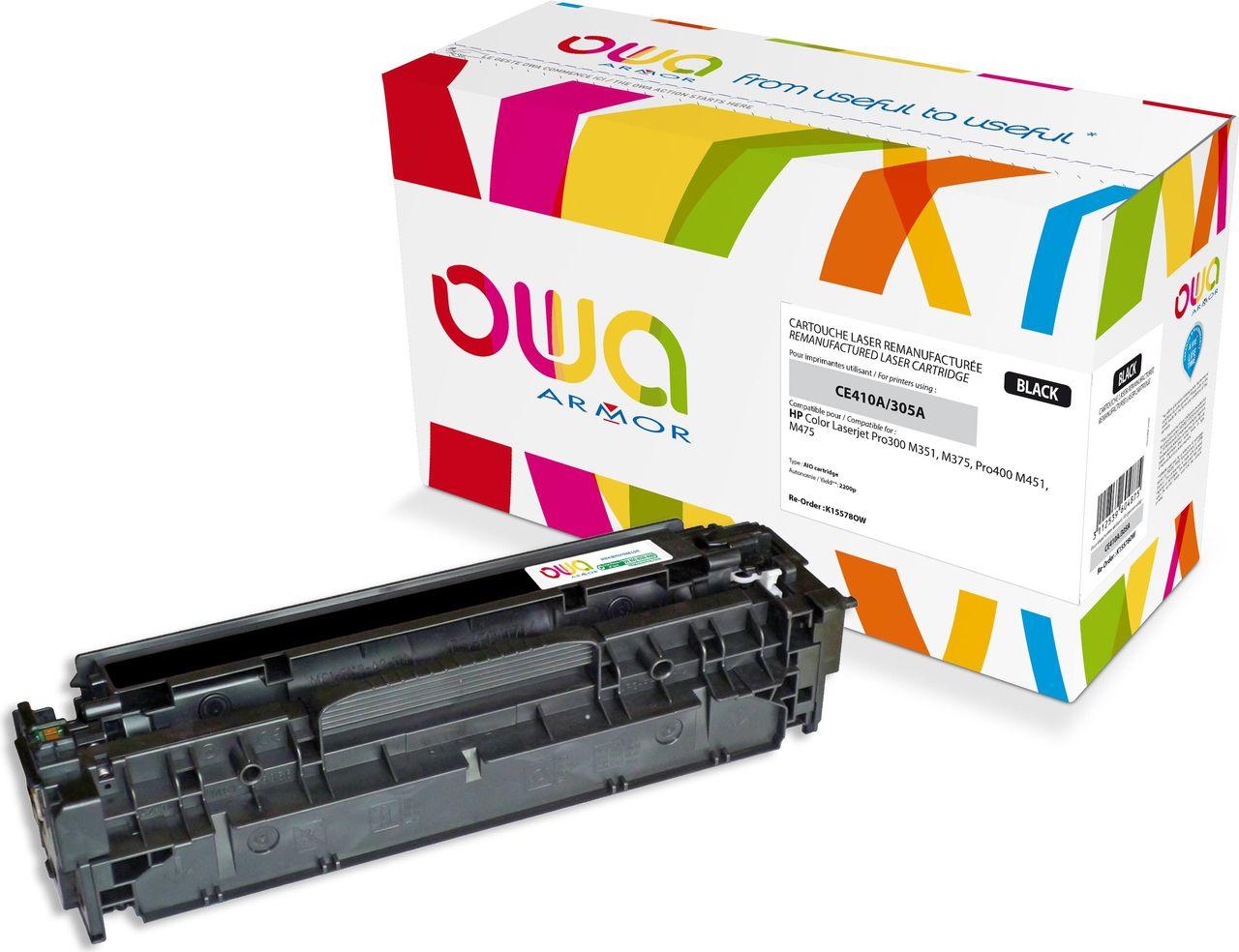 Toner OWA compatibile con HP CE410A Black (2.200 p.)
