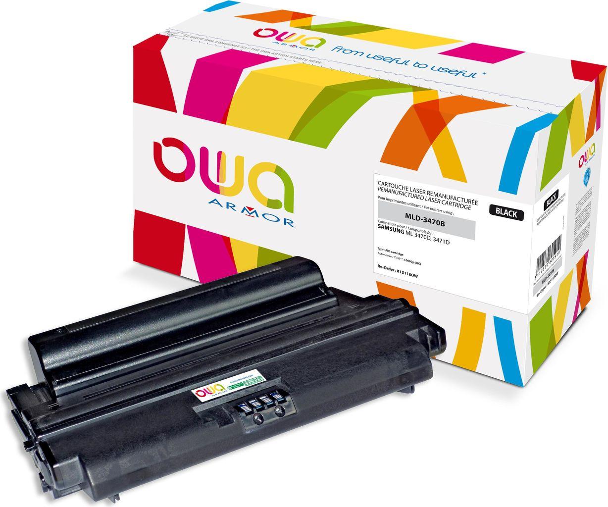 Toner OWA compatibile con Samsung ML-D3470B/EUR Black (10.000 p.)
