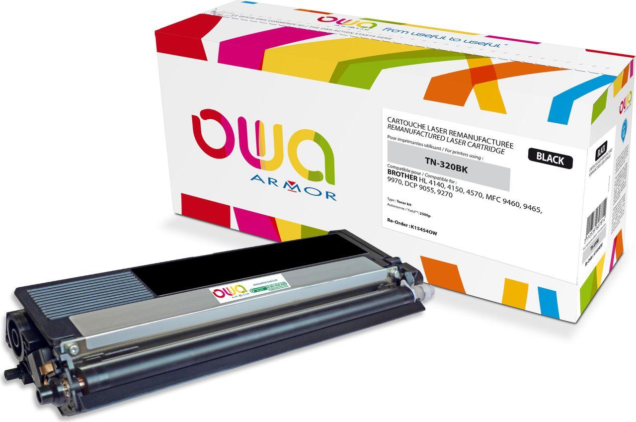 Toner OWA compatibile con il Brother TN-320BK nero (2.500 p.)