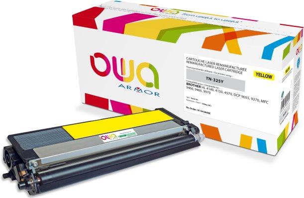 Toner OWA compatibile con il Brother TN-320Y, TN-325Y Yellow (3.500 p.)
