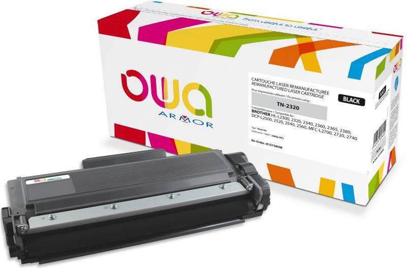 Nero - Compatibile - Cartuccia del toner (alternativa al Brother TN2320)