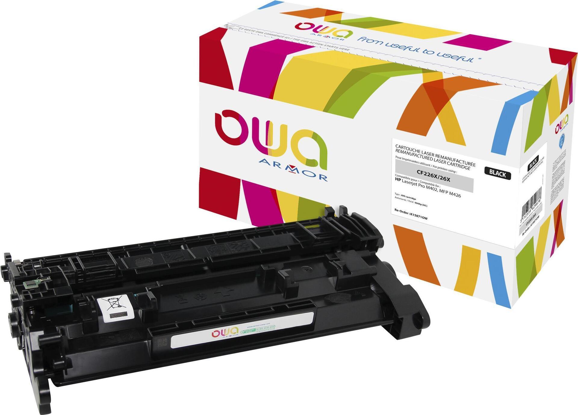Toner OWA compatibile con HP CF226X Black (9.000 p.)