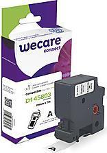 Lettera di wecare compatibile con dymo S0720830 nero su bianco