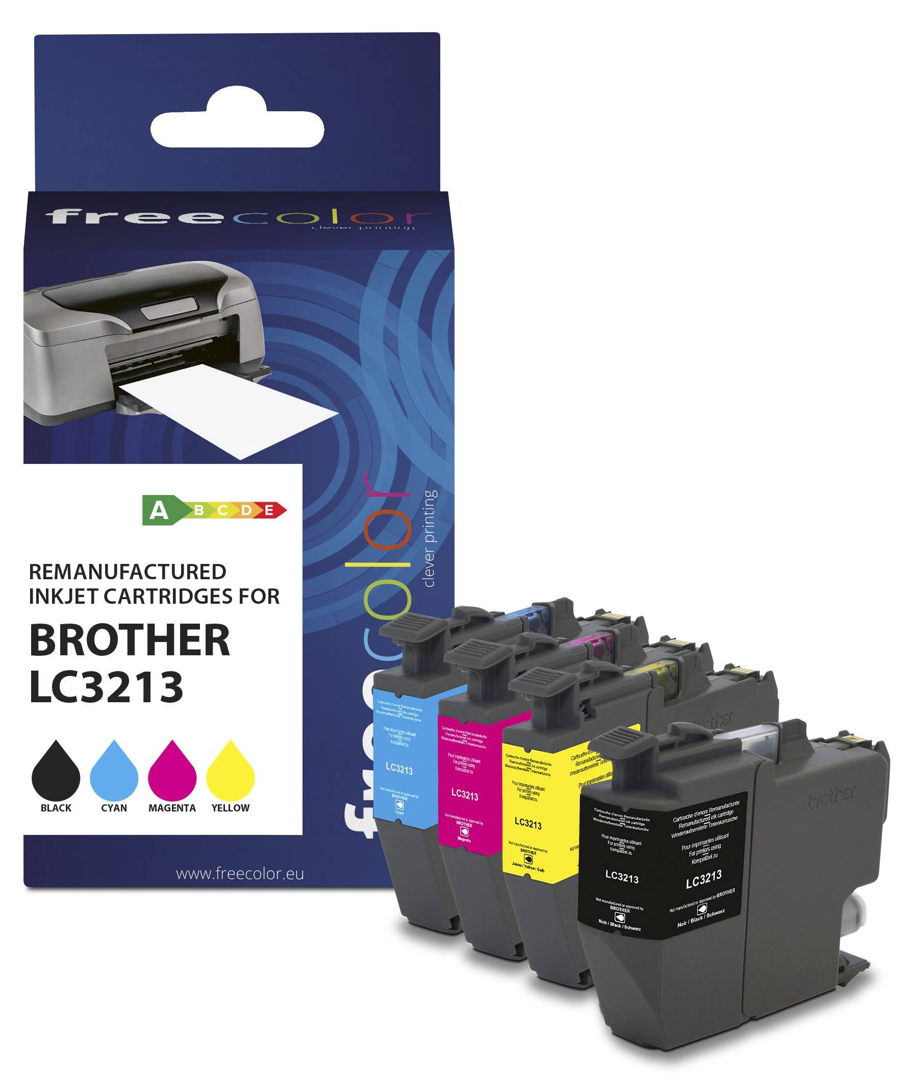Cartuccia LC3213 Multipack BK/M/C/Y rigenerata