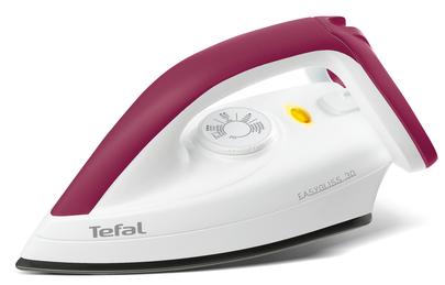 Tefal EasyGliss FS4030 Ferro a secco Durilium 1200 W Borgogna, Bianco