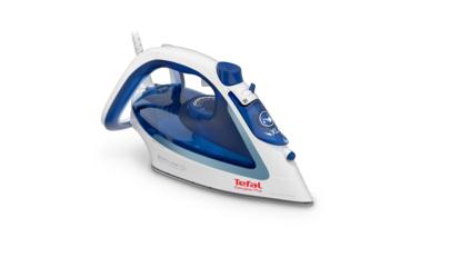 Tefal Easygliss 2 FV5736E0 ferro da stiro Ferro da stiro a secco e a vapore Durilium AirGlide soleplate 2500 W Blu, Bianco