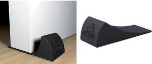 Alba Single Doorstop Elastomer 30 x 20 x 80mm Black - DOORPOP1 N