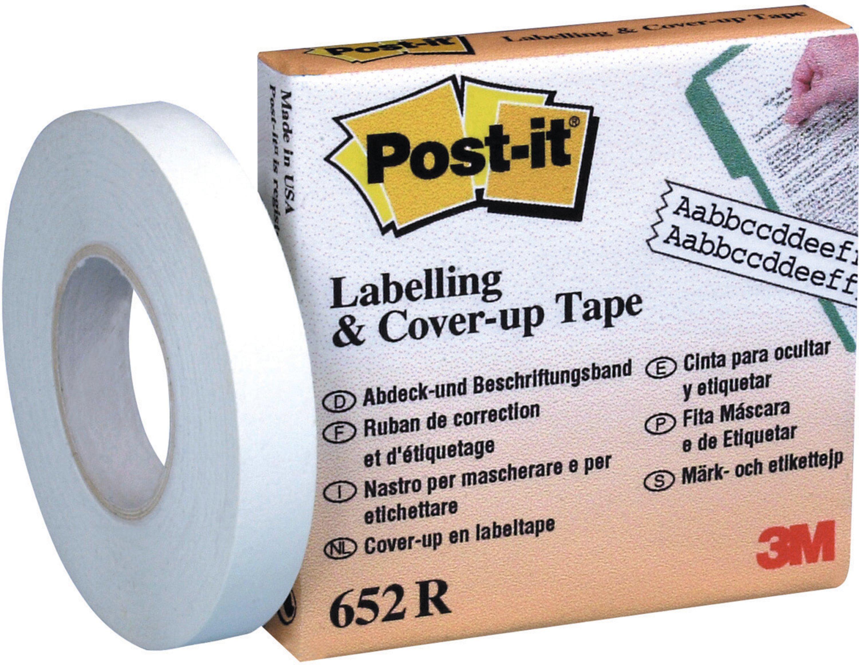 3M Post-it 652R nastro di correzione 177 m Bianco 1 pz