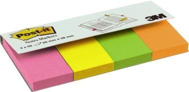 POST-IT SEGNAPAGINA 670-4P 20X38