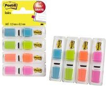 Pennarelli adesivi Post-it 4x35 pennarelli adesivi mini turchese verde lime arancione rosa