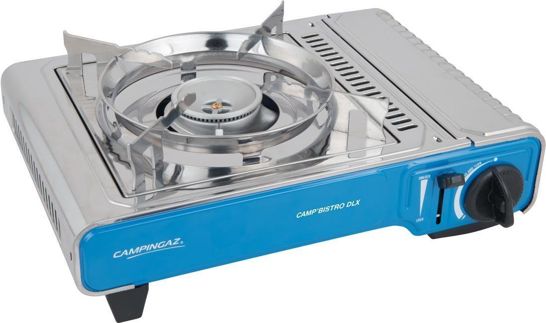 Fornello a gas Camp Bistro DLX fornello monofuoco argento blu