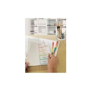 Avery Intercalaires ReadyIndex, pp, 6 tocchi, A4 Polypropynene trasparente, tocchi Couleur Assorti, - 1 pezzo (05258501)