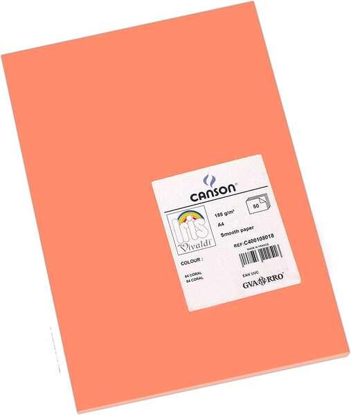 Tanson Guarro Confezione da 50 carte Iris A4 di 185G - 21x297 cm - colore del colore