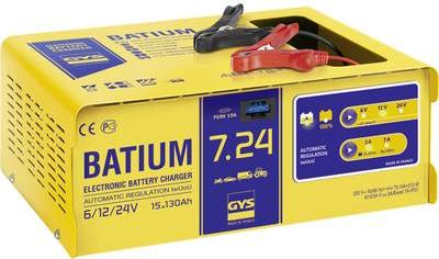 Caricabatterie GYS BATIUM 7-24 6/12/24V 15-130Ah/corrente di carica 11/3-7A/max.210W/230V (024502)