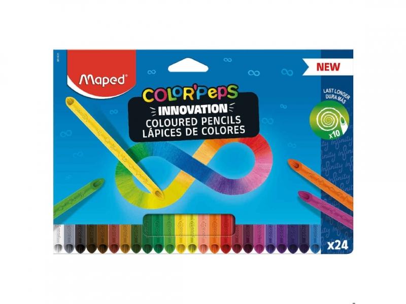 Matite colorate maped Matite colorate maped 24pz. Multicolore